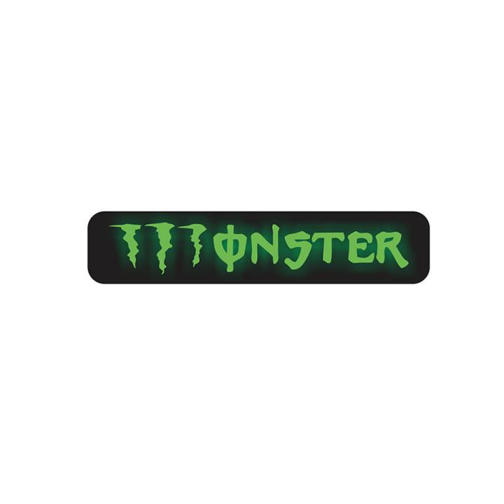 آرم چراغ دار موتور سیکلت طرح MONSTER مدل C